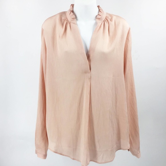 Ann Taylor Tops - Ann Taylor NWT Semi Sheer Career Blouse M 008